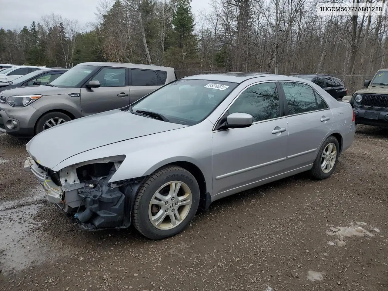 1HGCM56777A801288 2007 Honda Accord Ex