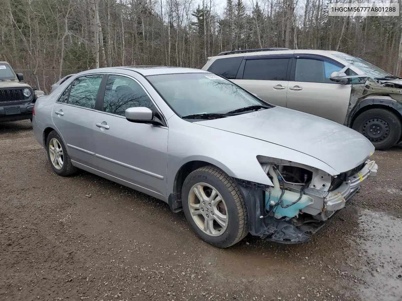 1HGCM56777A801288 2007 Honda Accord Ex
