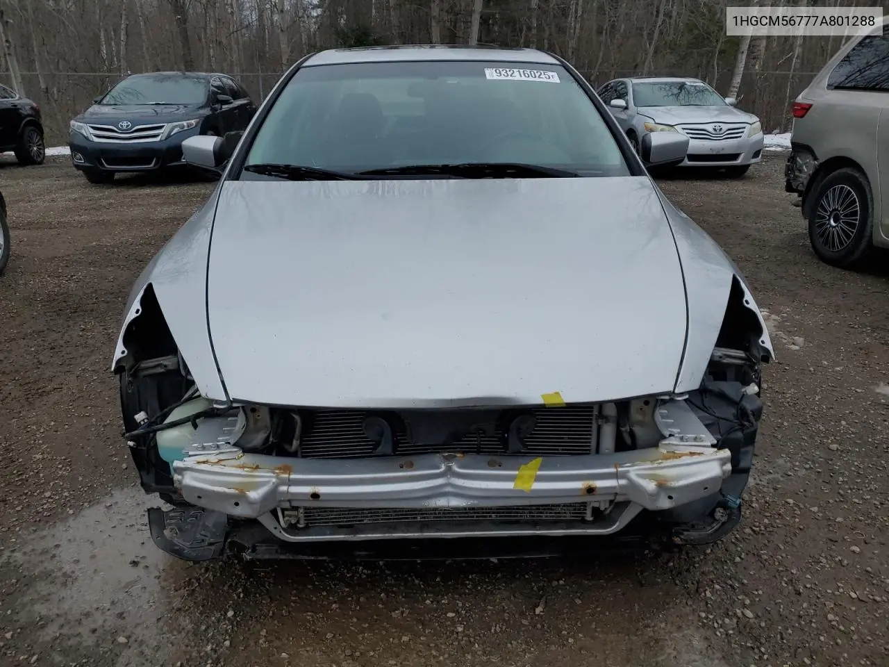 1HGCM56777A801288 2007 Honda Accord Ex
