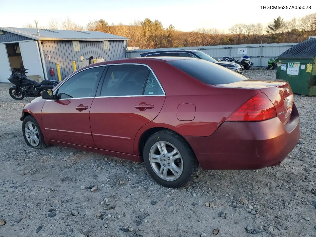 1HGCM56357A055078 2007 Honda Accord Se