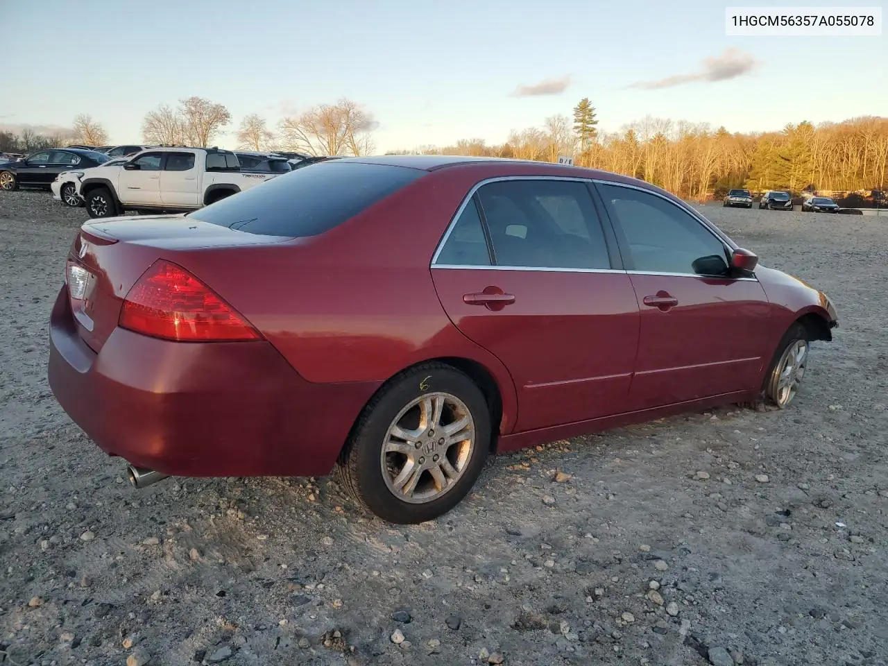 1HGCM56357A055078 2007 Honda Accord Se
