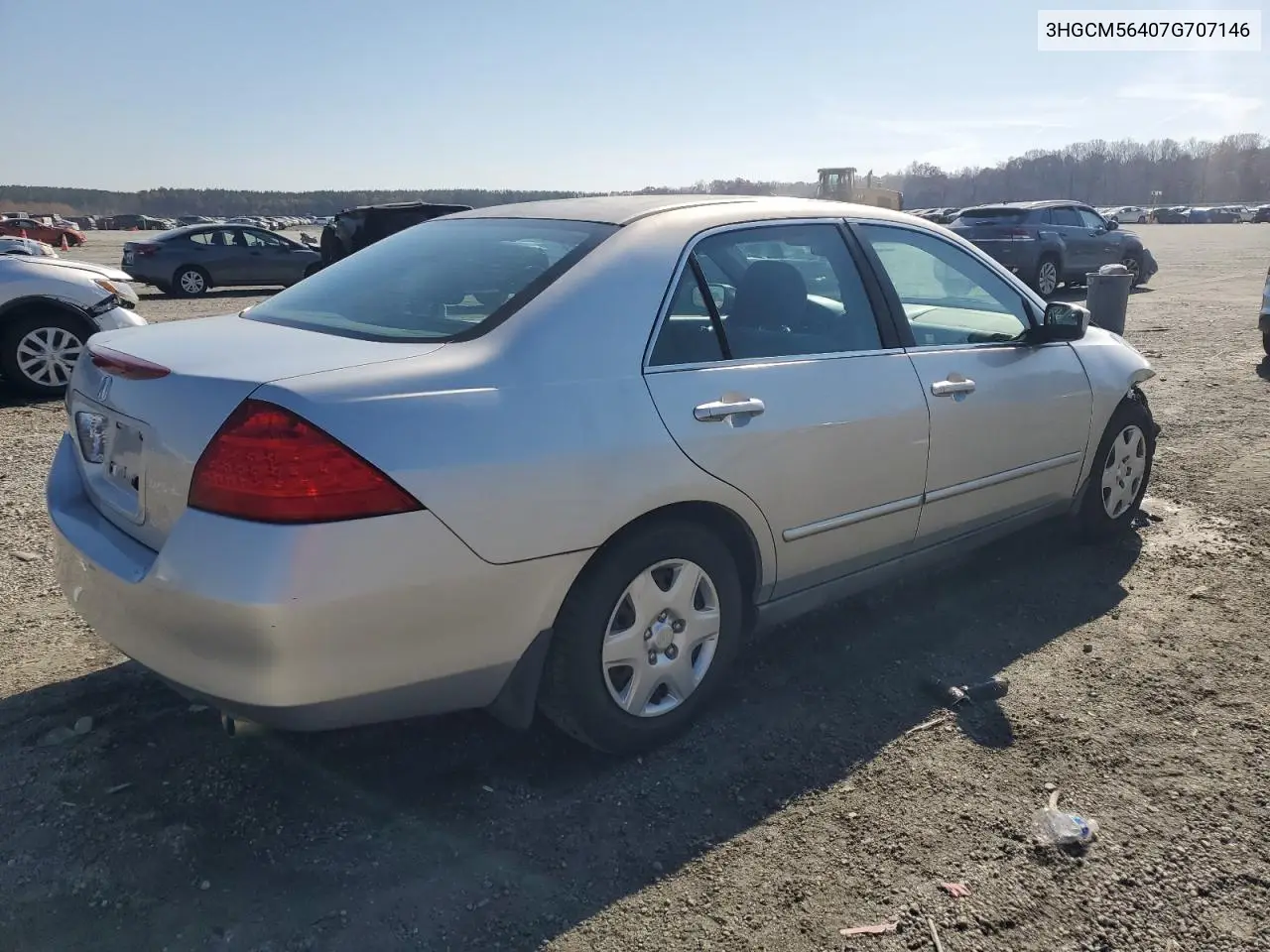 3HGCM56407G707146 2007 Honda Accord Lx