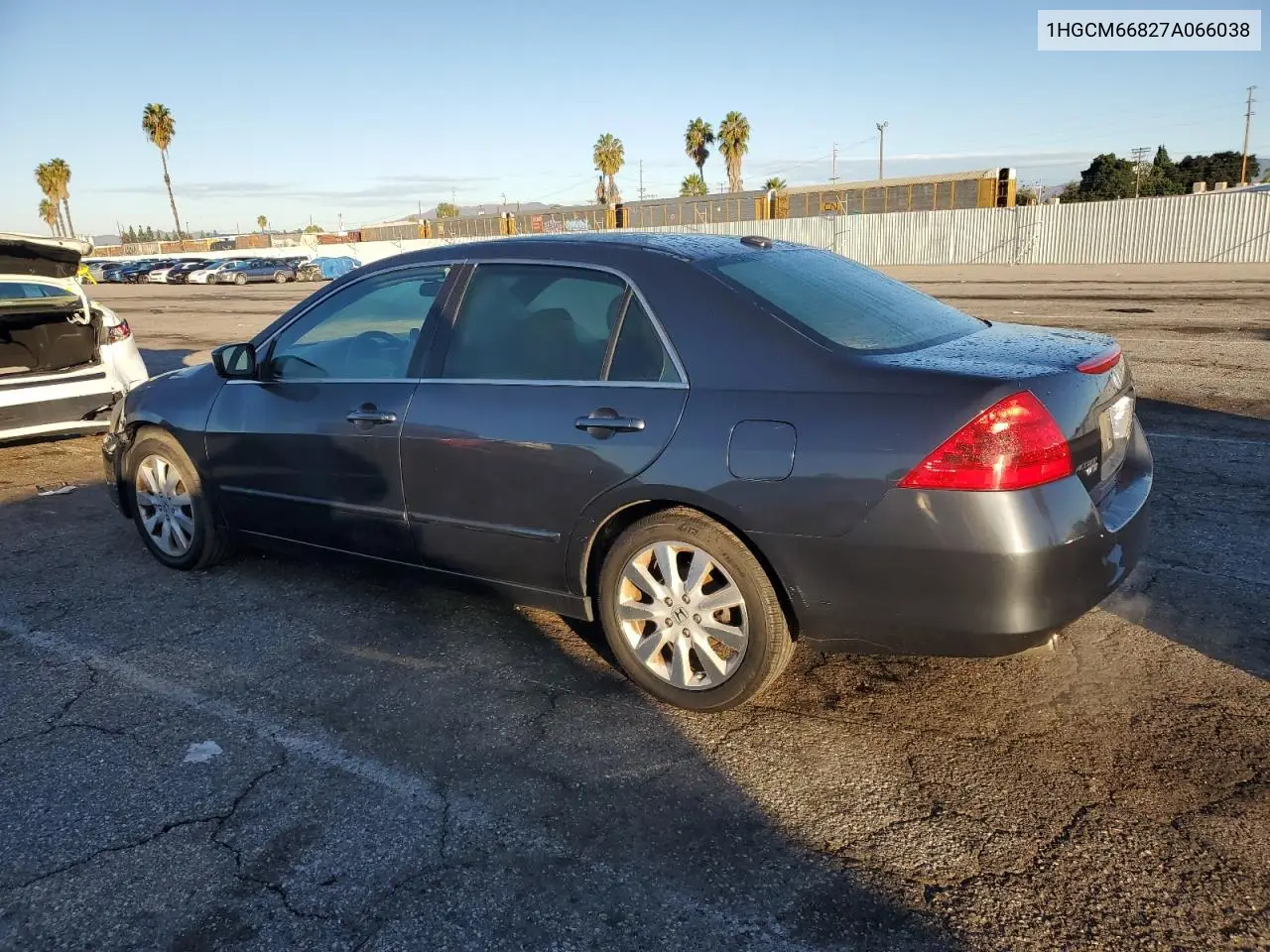 1HGCM66827A066038 2007 Honda Accord Ex