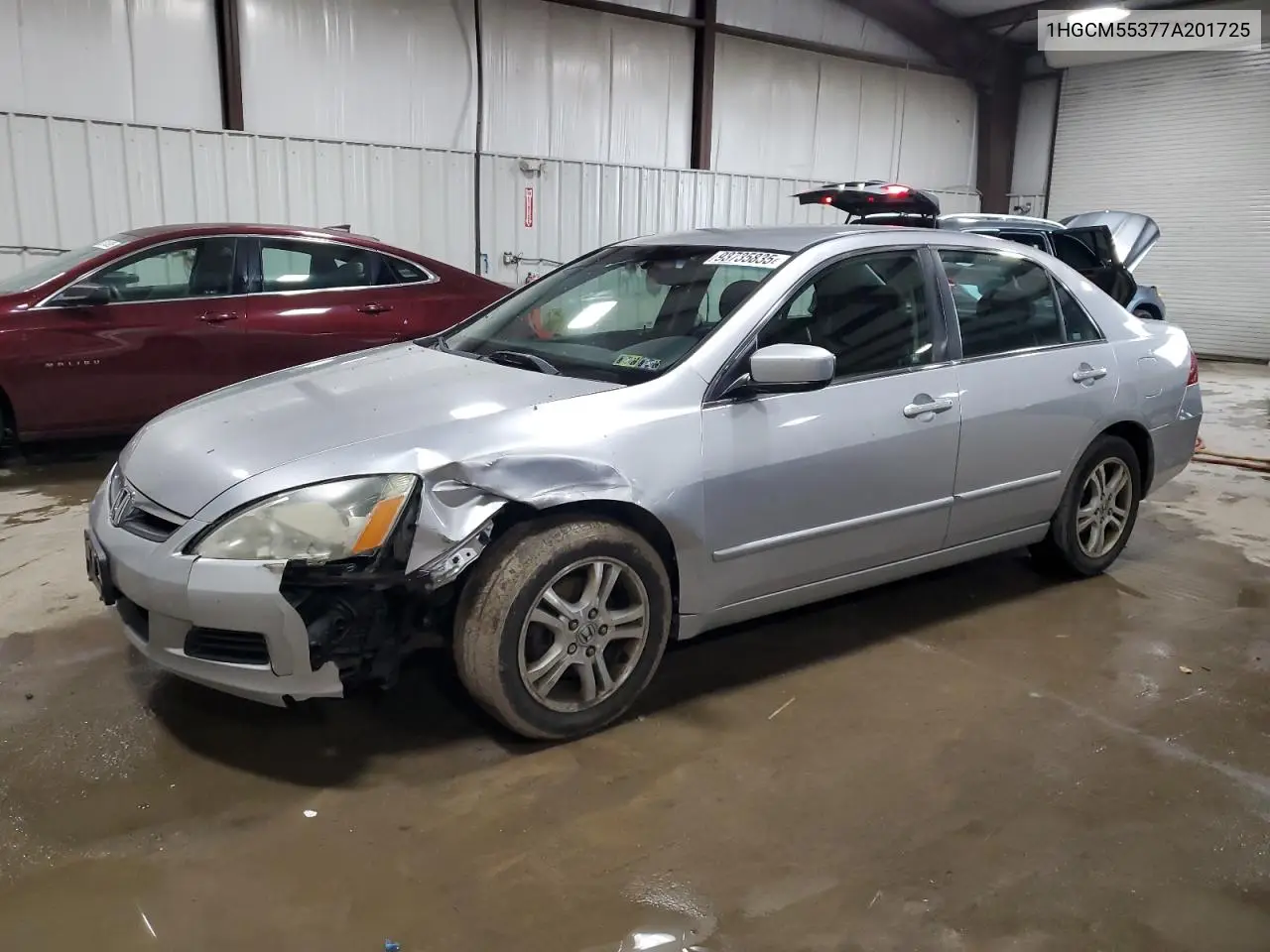 1HGCM55377A201725 2007 Honda Accord Se