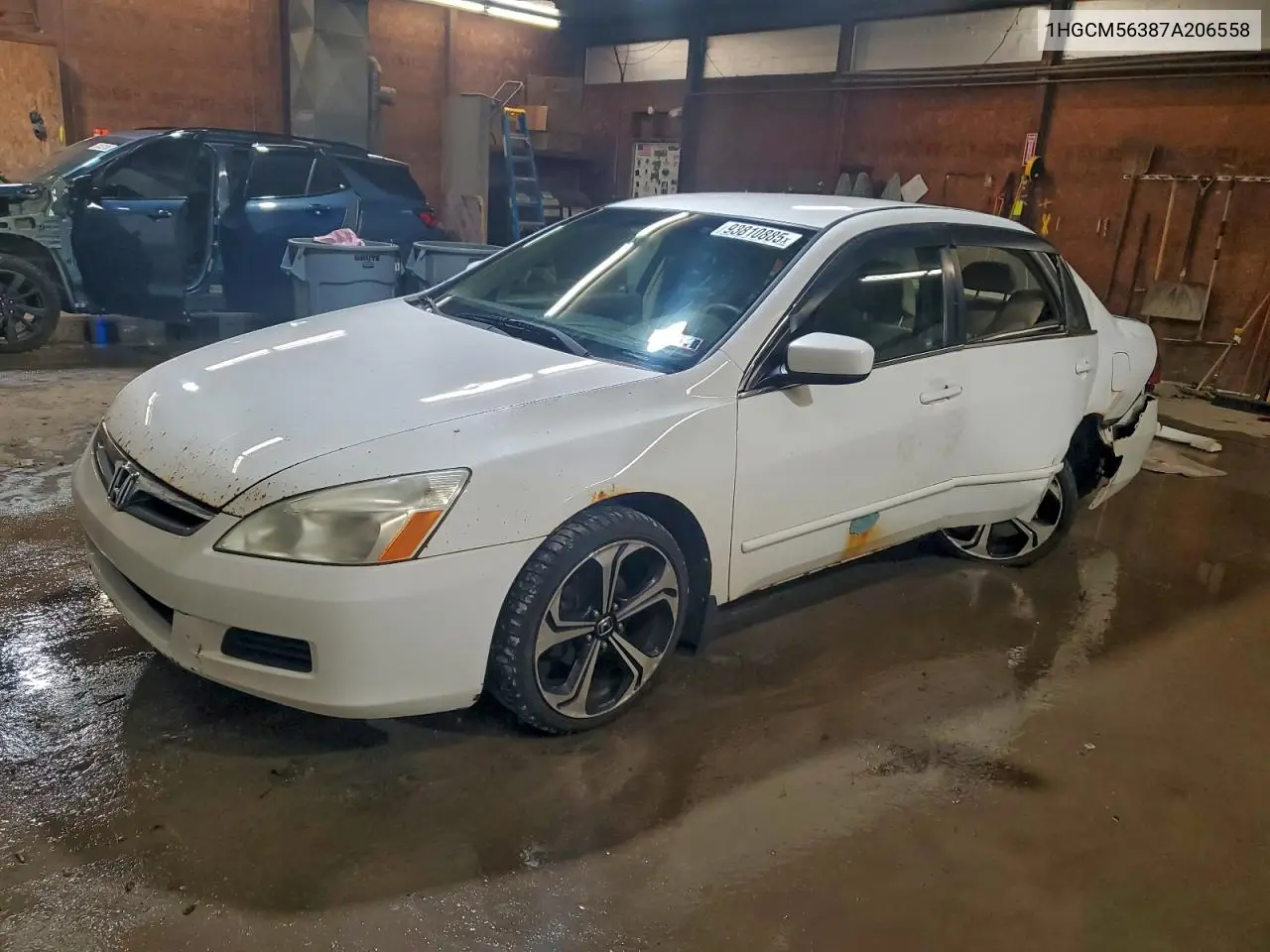 1HGCM56387A206558 2007 Honda Accord Se