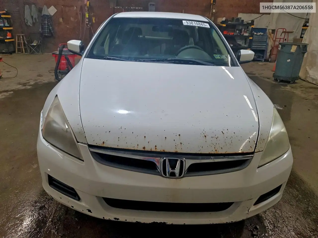 1HGCM56387A206558 2007 Honda Accord Se