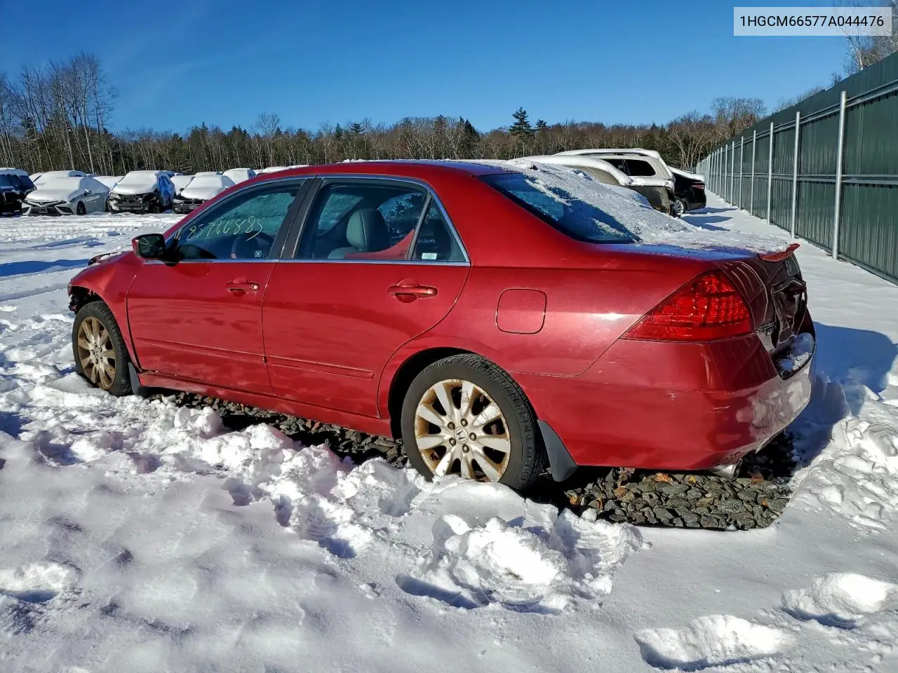 1HGCM66577A044476 2007 Honda Accord Ex
