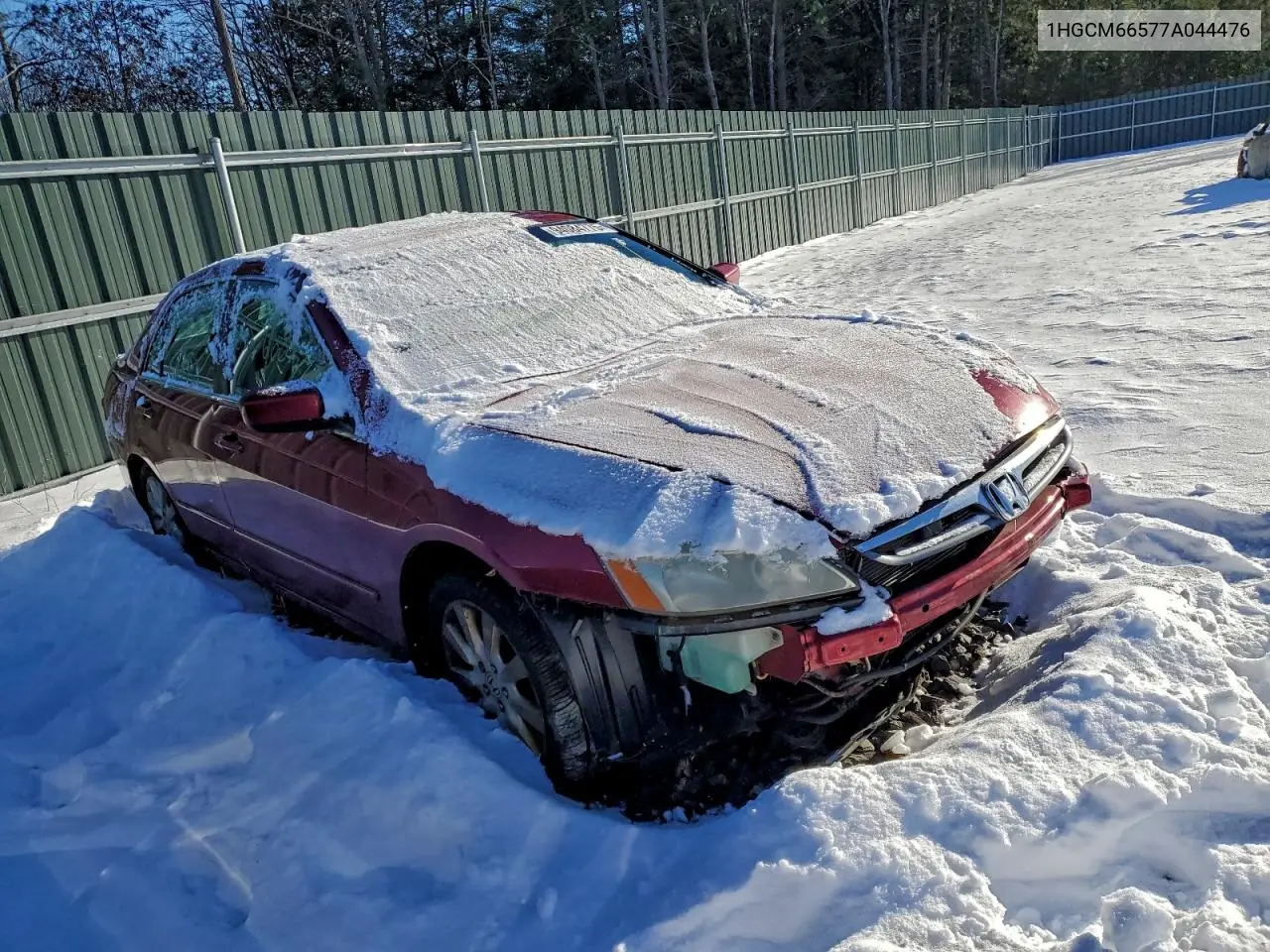 1HGCM66577A044476 2007 Honda Accord Ex
