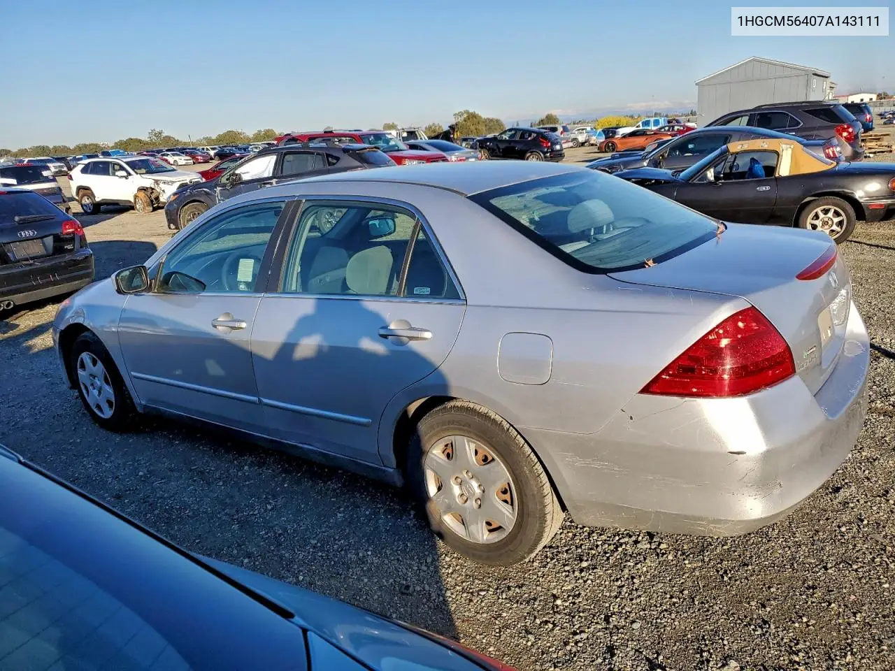 1HGCM56407A143111 2007 Honda Accord Lx