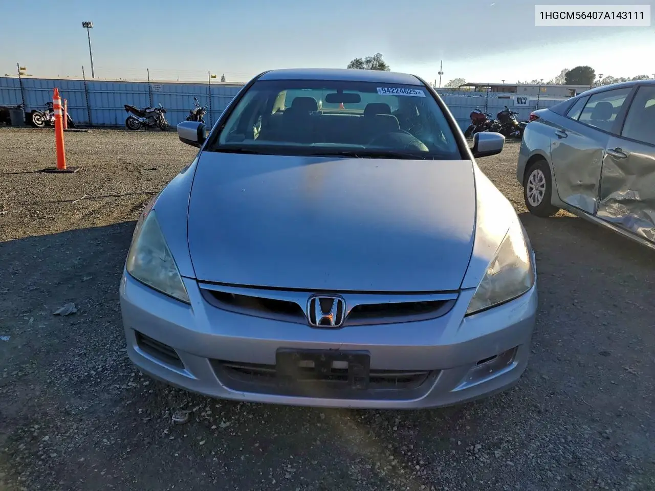 1HGCM56407A143111 2007 Honda Accord Lx