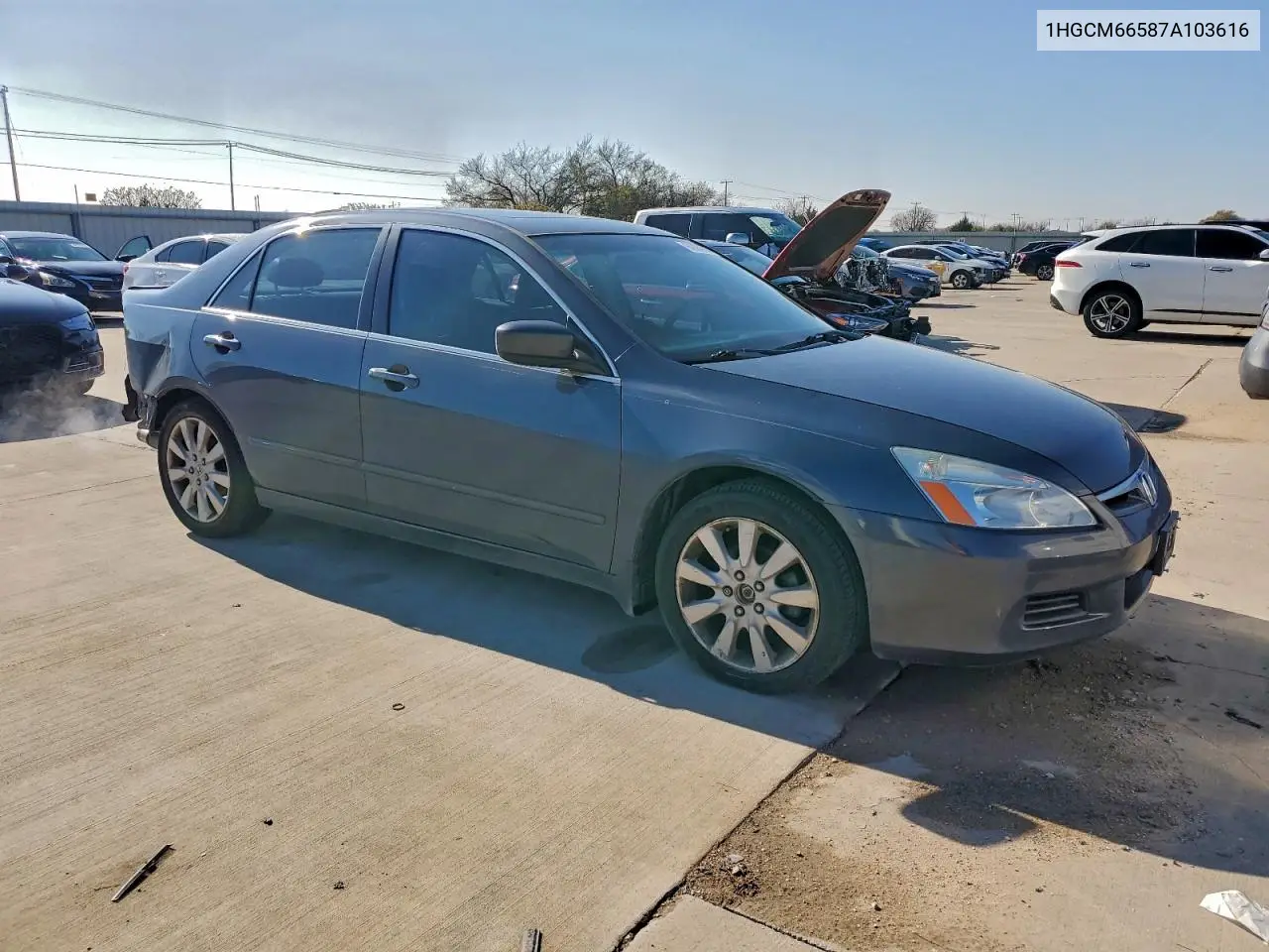 1HGCM66587A103616 2007 Honda Accord Ex