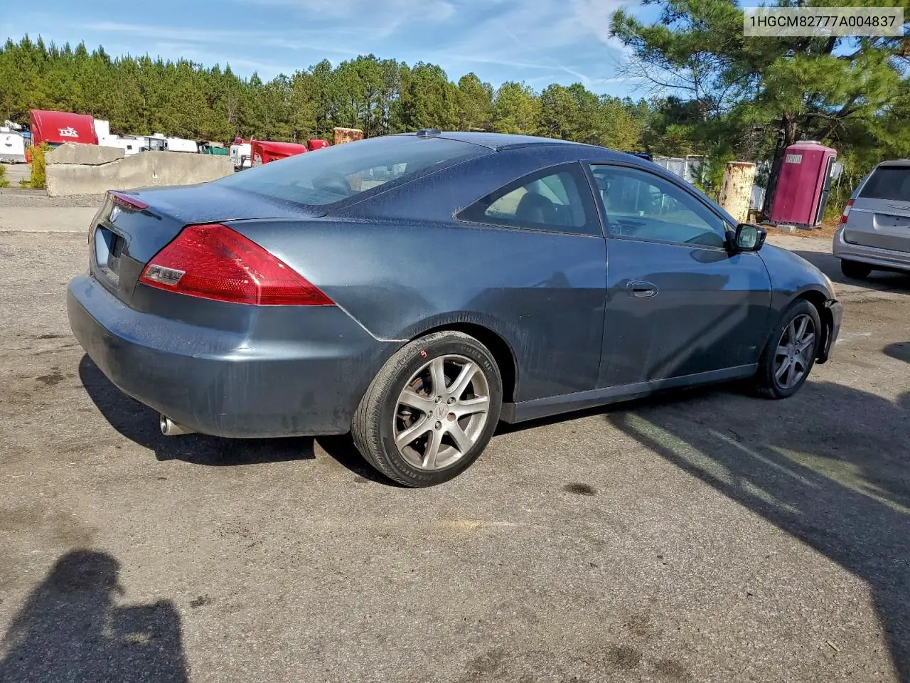 1HGCM82777A004837 2007 Honda Accord Ex