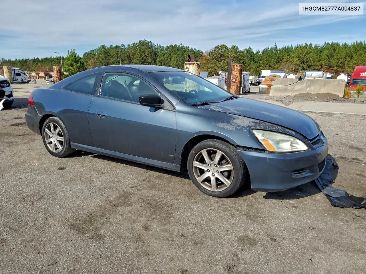 1HGCM82777A004837 2007 Honda Accord Ex