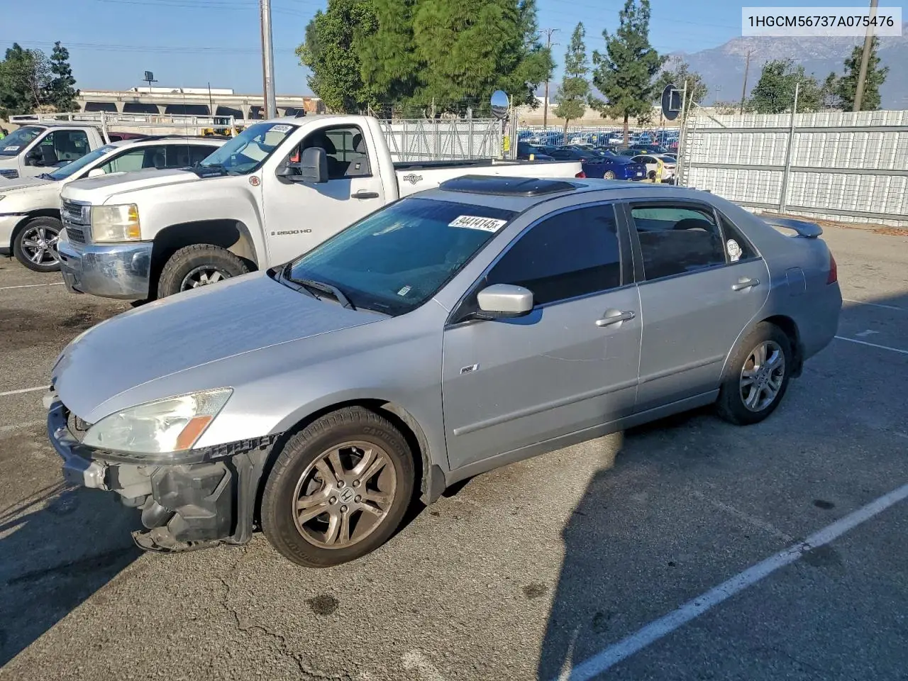 1HGCM56737A075476 2007 Honda Accord Ex