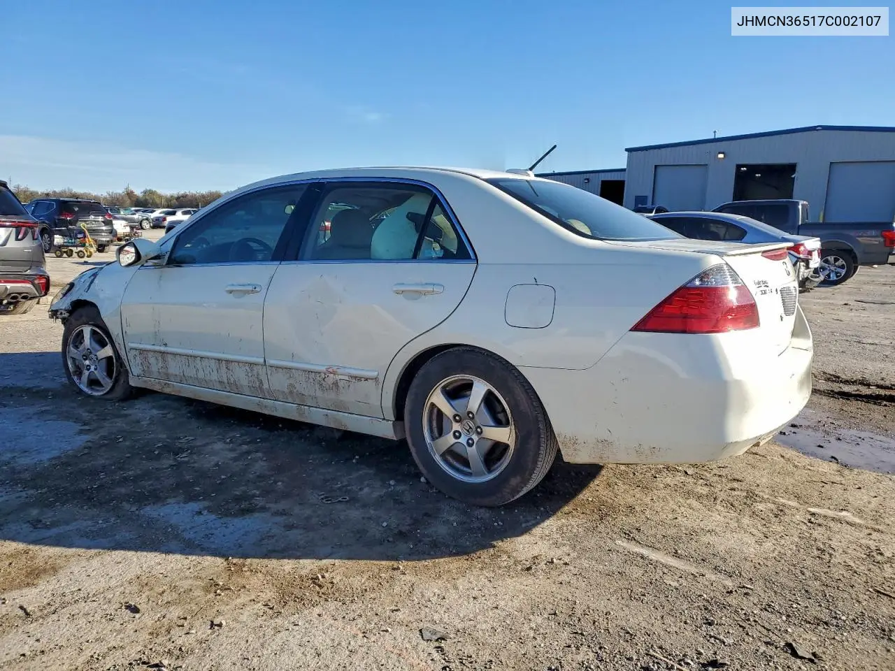 JHMCN36517C002107 2007 Honda Accord Hybrid