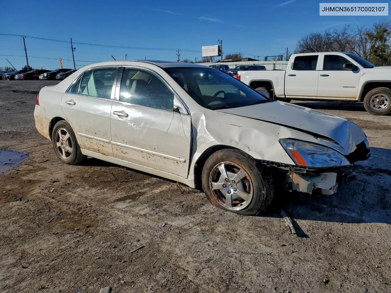 JHMCN36517C002107 2007 Honda Accord Hybrid