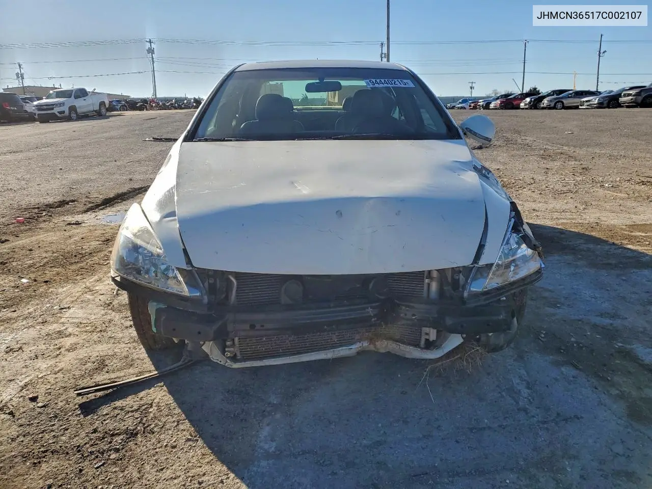 JHMCN36517C002107 2007 Honda Accord Hybrid