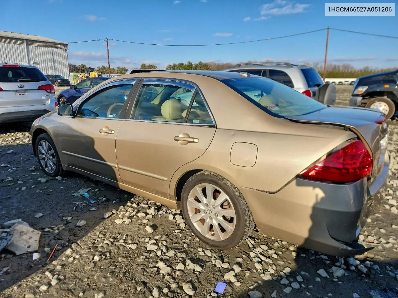 1HGCM66527A051206 2007 Honda Accord Ex