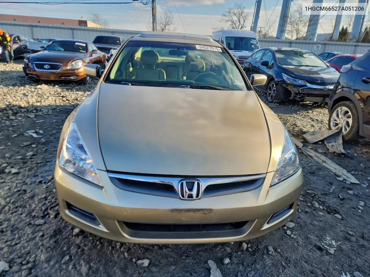 1HGCM66527A051206 2007 Honda Accord Ex