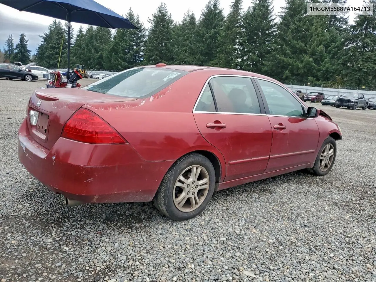1HGCM56887A164713 2007 Honda Accord Ex