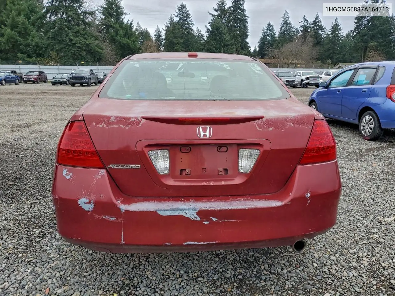 1HGCM56887A164713 2007 Honda Accord Ex