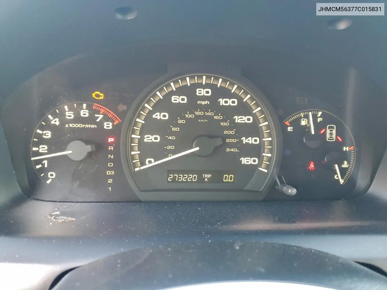 JHMCM56377C015831 2007 Honda Accord Se
