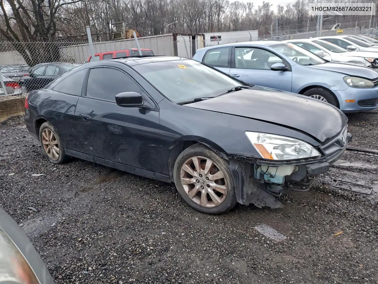 1HGCM82687A003221 2007 Honda Accord Ex