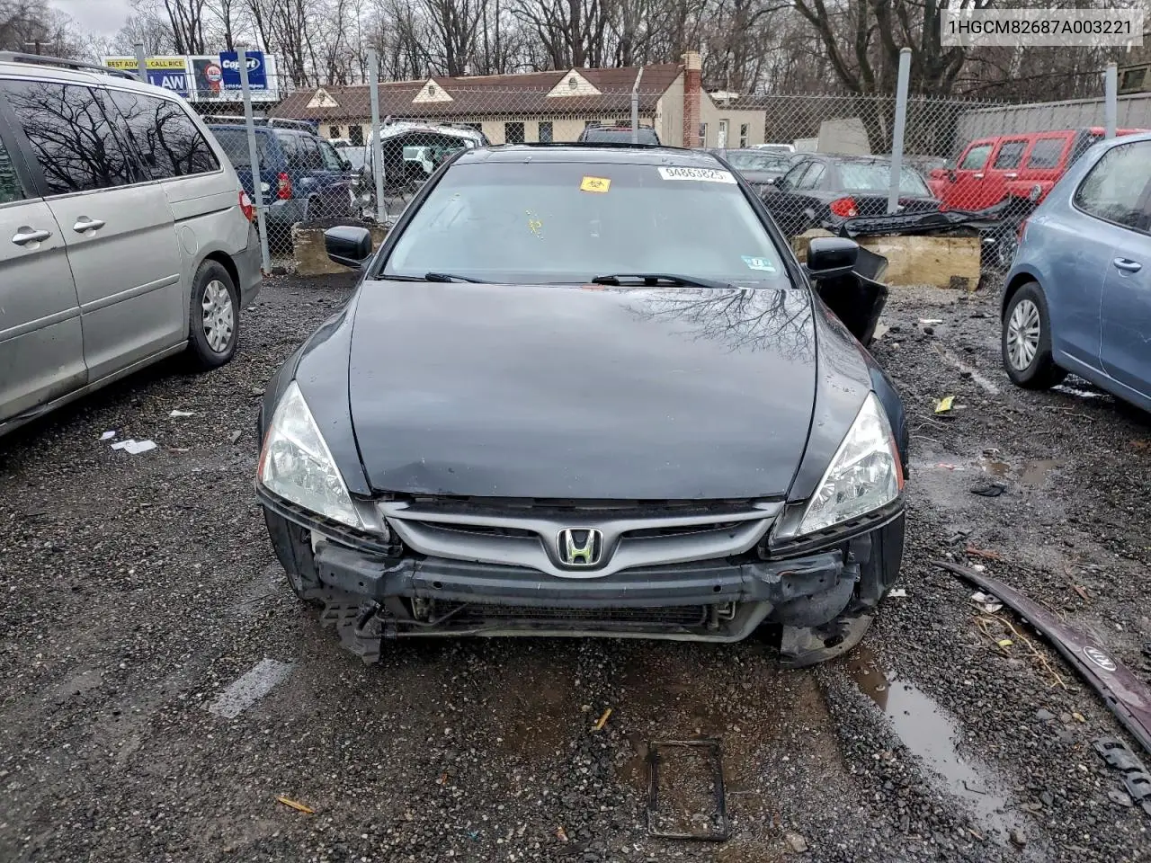 1HGCM82687A003221 2007 Honda Accord Ex
