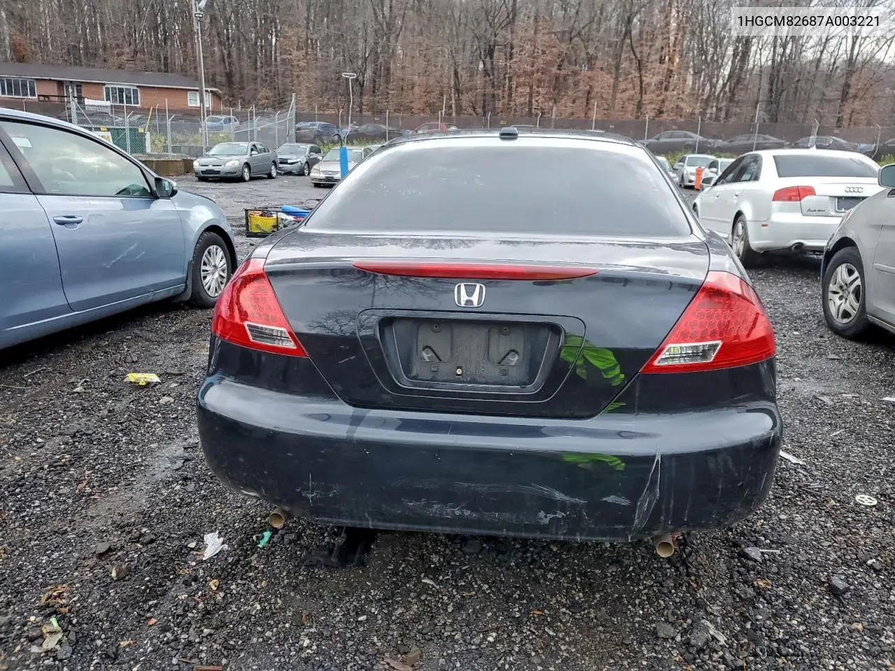 1HGCM82687A003221 2007 Honda Accord Ex