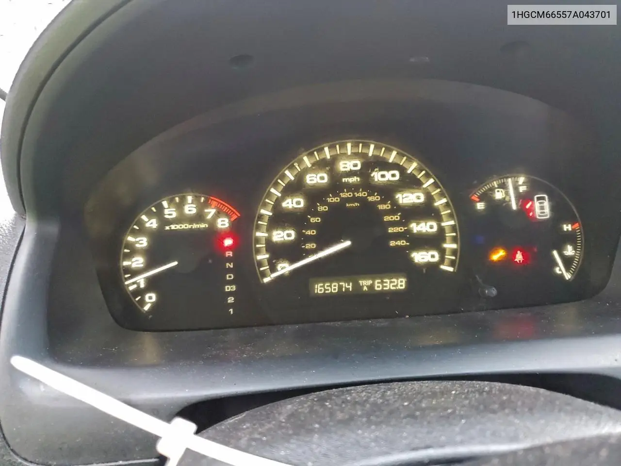 1HGCM66557A043701 2007 Honda Accord Ex