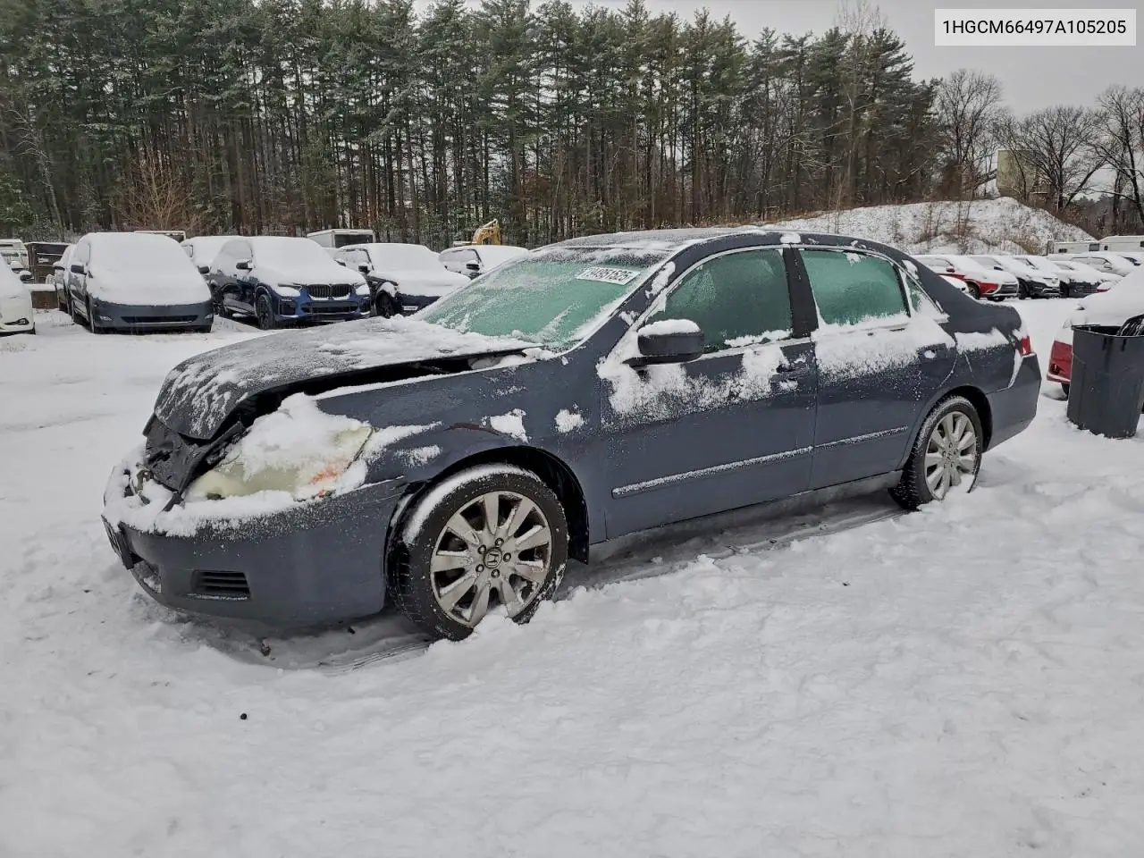 1HGCM66497A105205 2007 Honda Accord Se