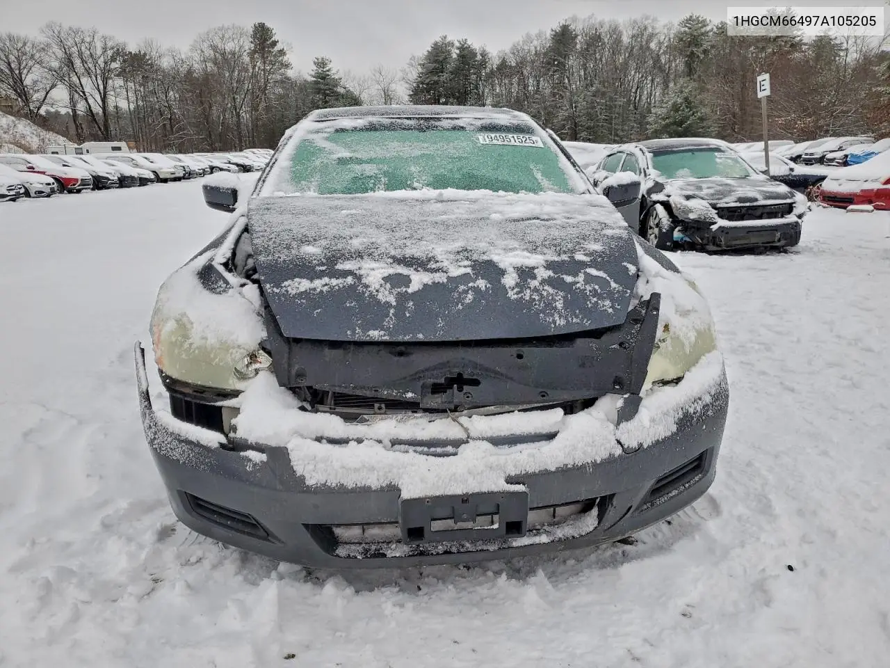 1HGCM66497A105205 2007 Honda Accord Se