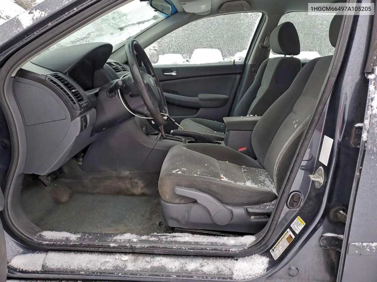 1HGCM66497A105205 2007 Honda Accord Se