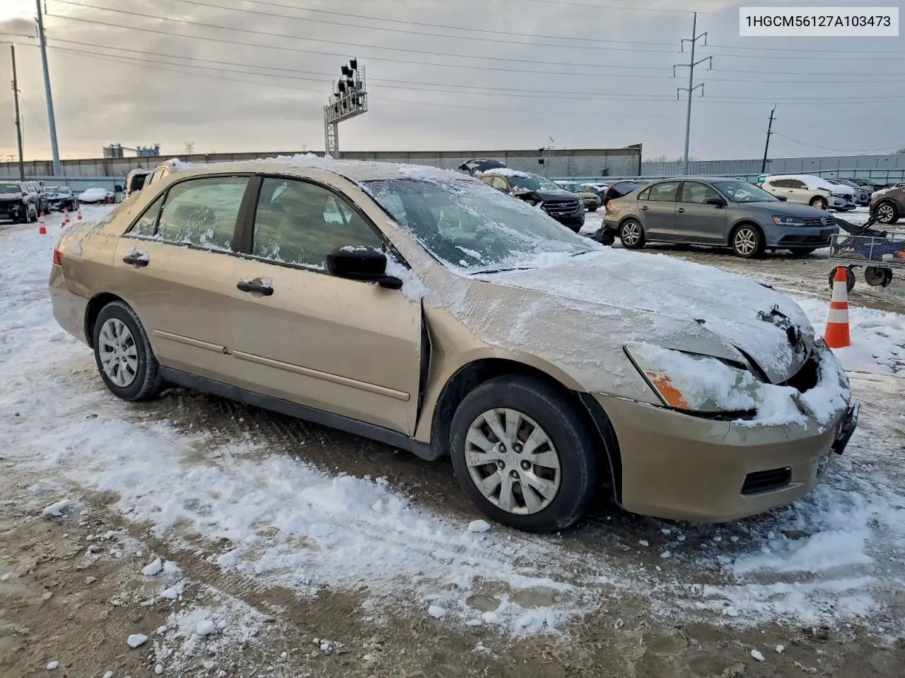 1HGCM56127A103473 2007 Honda Accord Value
