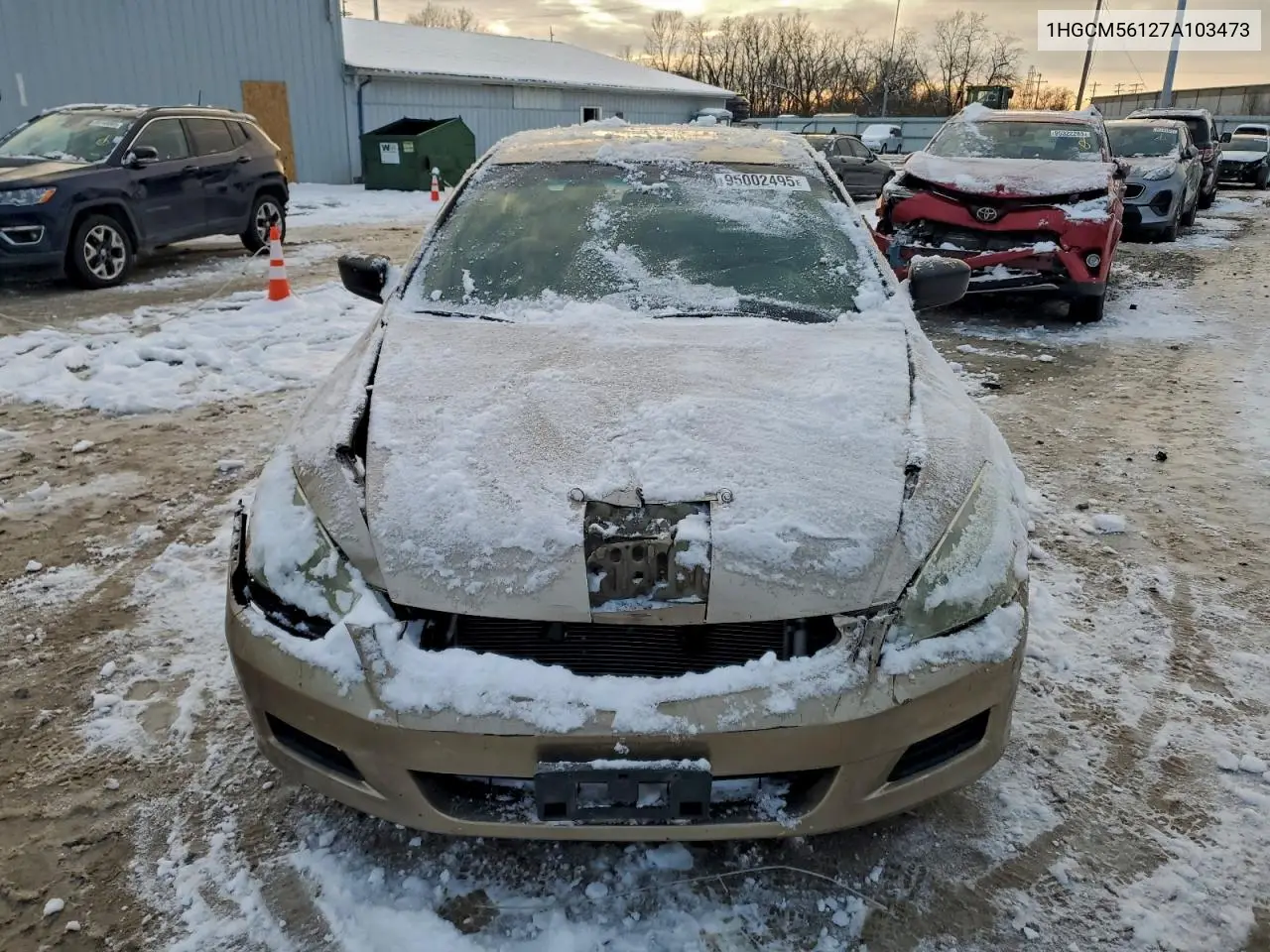 1HGCM56127A103473 2007 Honda Accord Value
