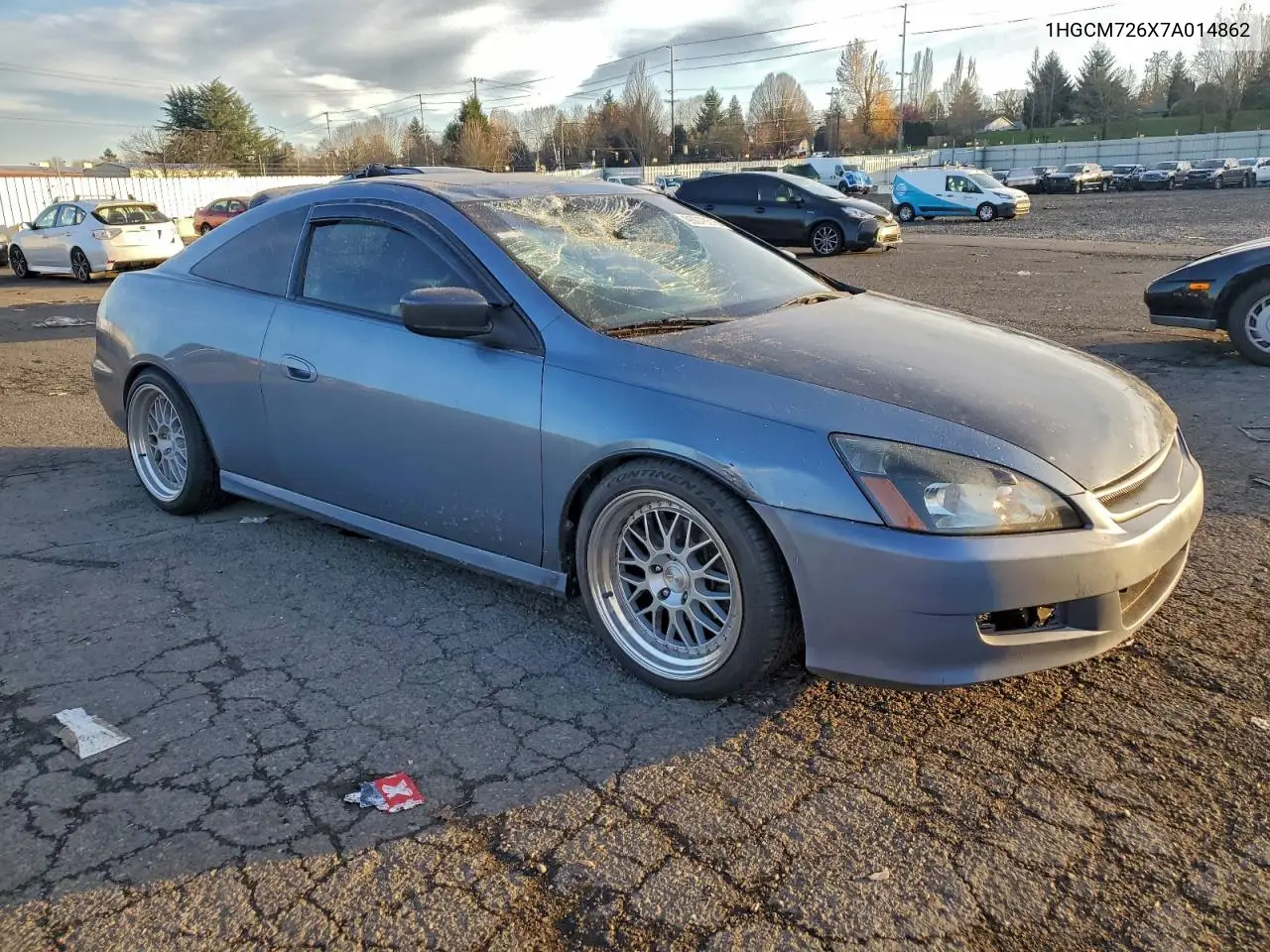 1HGCM726X7A014862 2007 Honda Accord Ex