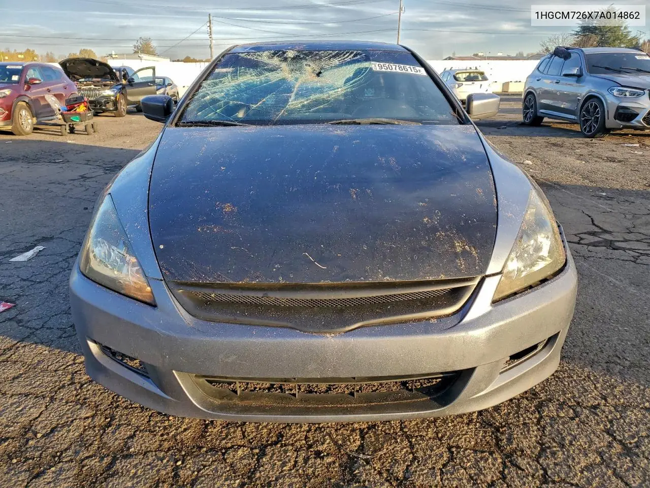 1HGCM726X7A014862 2007 Honda Accord Ex
