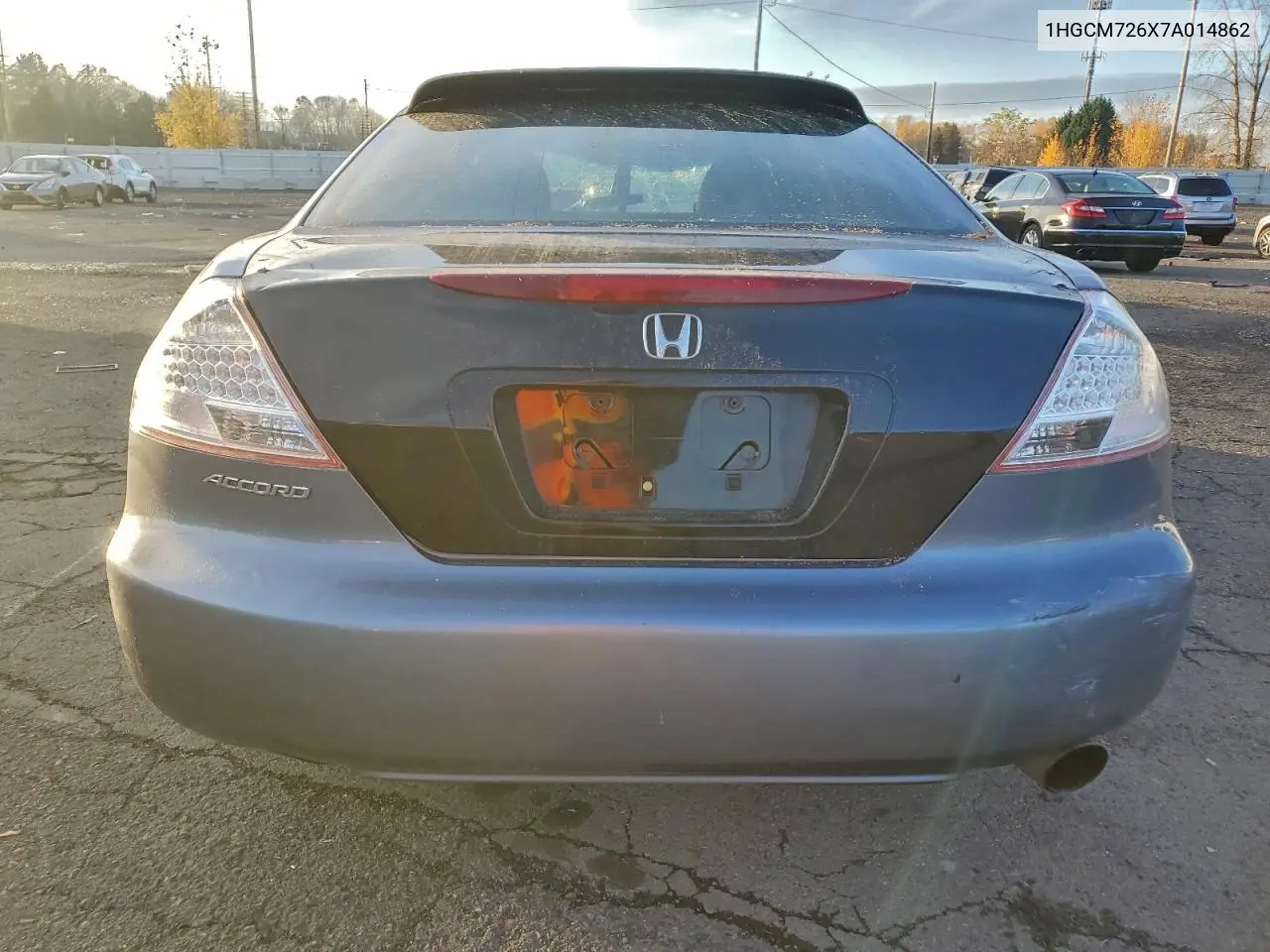 1HGCM726X7A014862 2007 Honda Accord Ex