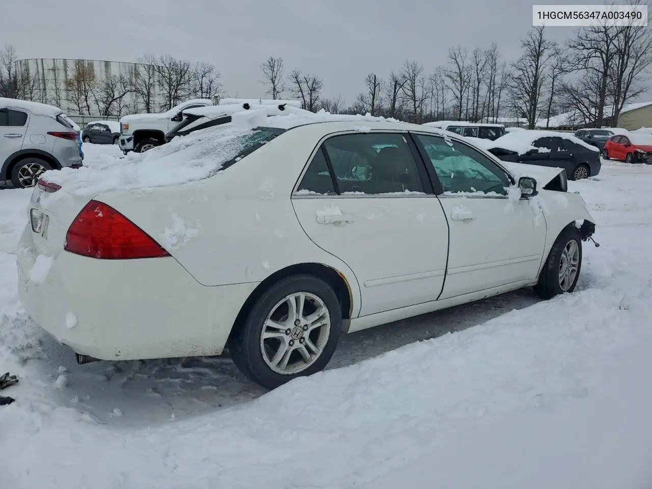 1HGCM56347A003490 2007 Honda Accord Se