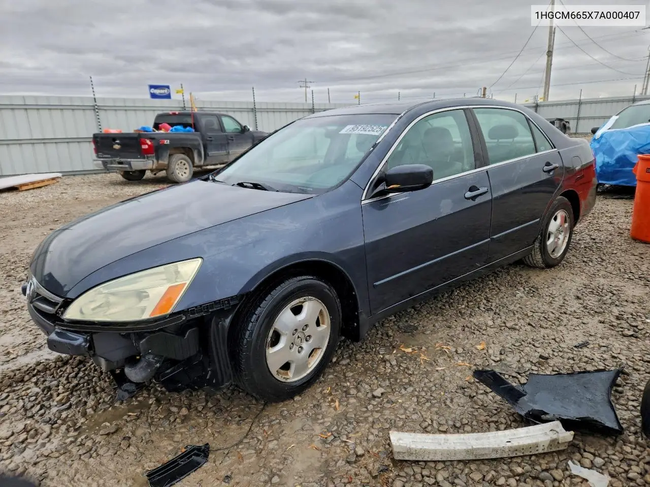 1HGCM665X7A000407 2007 Honda Accord Ex