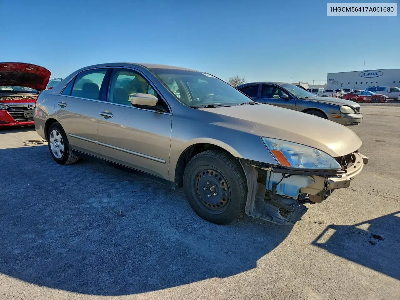 1HGCM56417A061680 2007 Honda Accord Lx