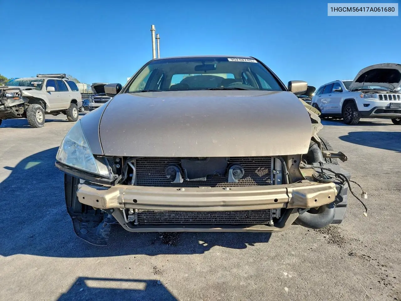 1HGCM56417A061680 2007 Honda Accord Lx