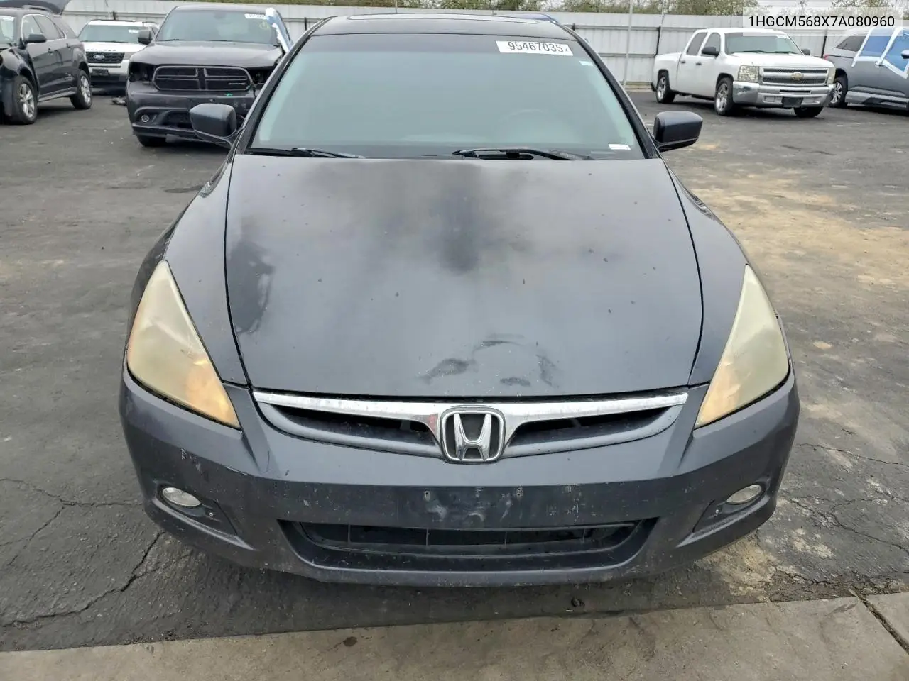 1HGCM568X7A080960 2007 Honda Accord Ex