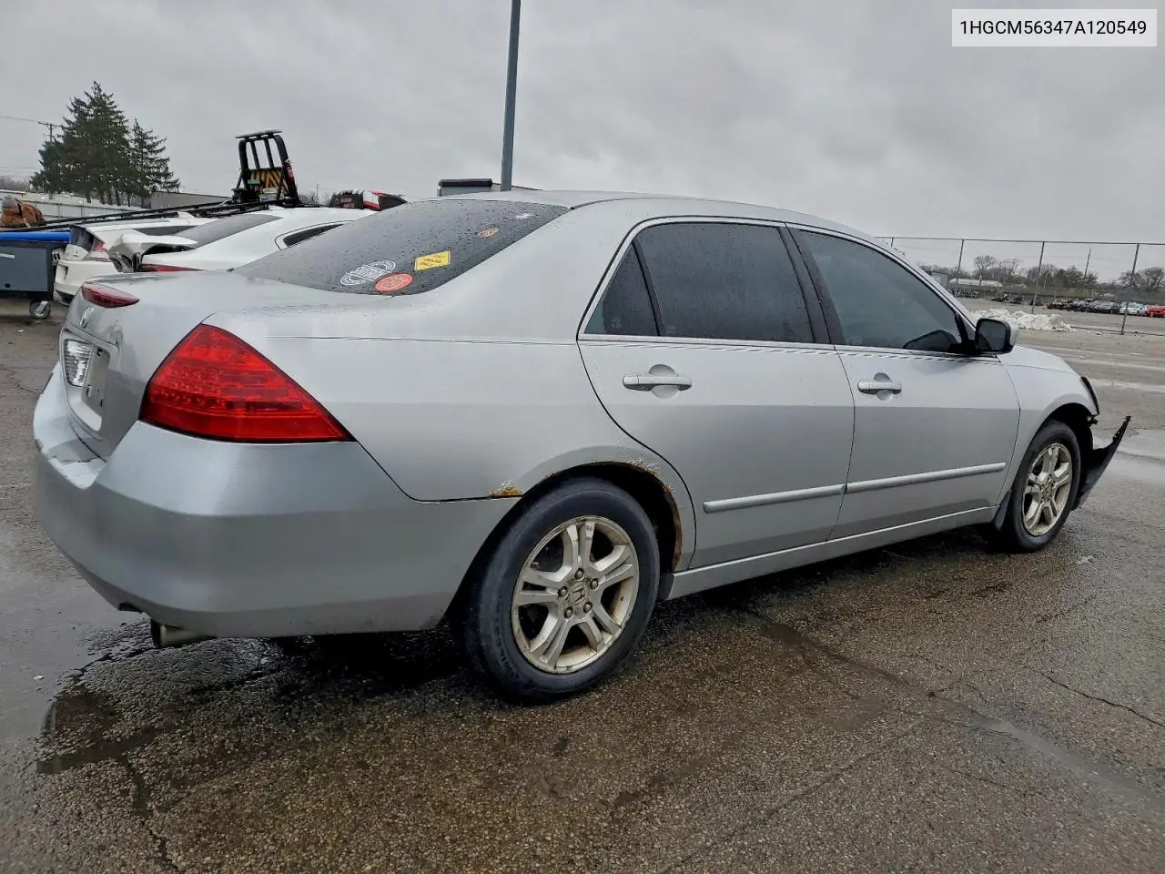 1HGCM56347A120549 2007 Honda Accord Se