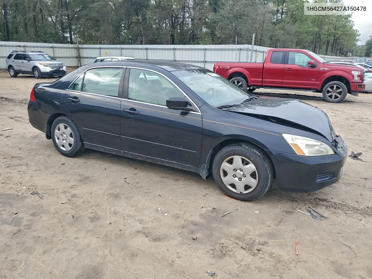 1HGCM56427A150478 2007 Honda Accord Lx