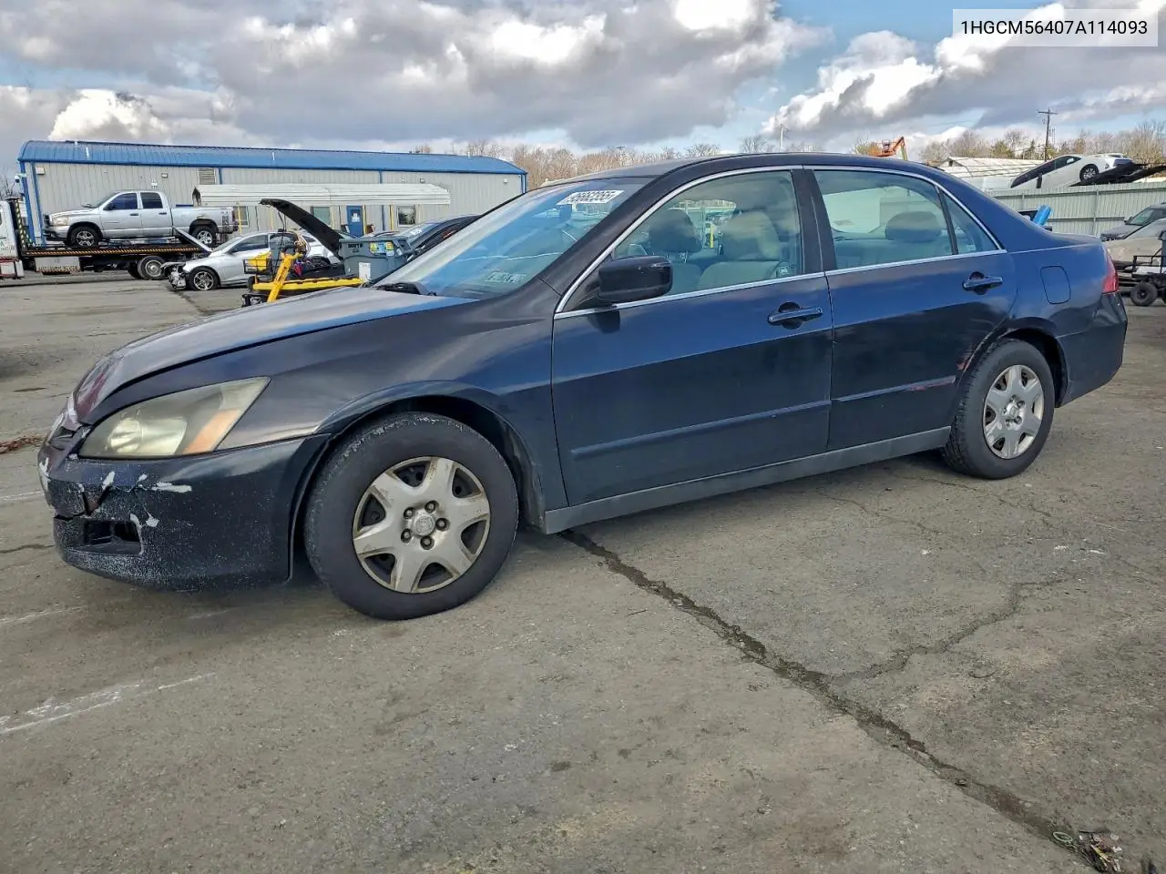 1HGCM56407A114093 2007 Honda Accord Lx