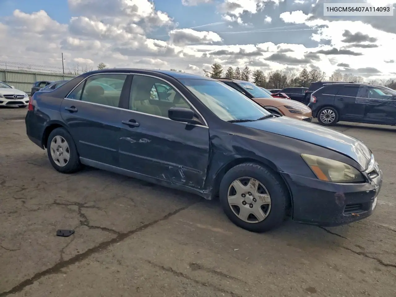 1HGCM56407A114093 2007 Honda Accord Lx
