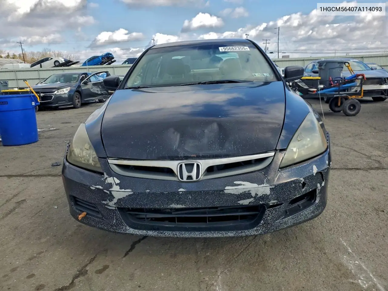 1HGCM56407A114093 2007 Honda Accord Lx