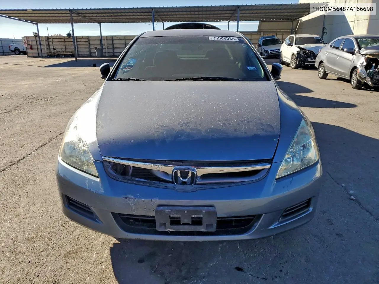 1HGCM56487A166698 2007 Honda Accord Lx
