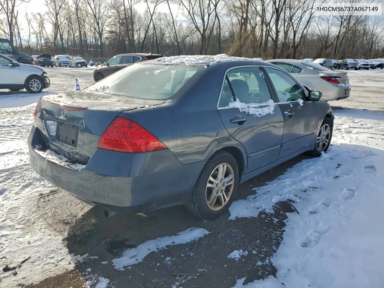 1HGCM56737A067149 2007 Honda Accord Ex